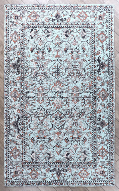 Traditional Blue Multi Rugs