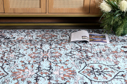 Traditional Blue Multi Rugs