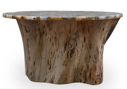 Agate Marble Top - Natural Stone Table Top - front view