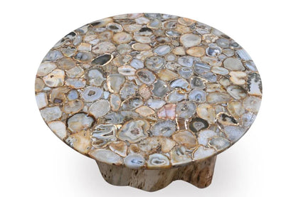 Agate Marble Top - Natural Stone Table Top - top view