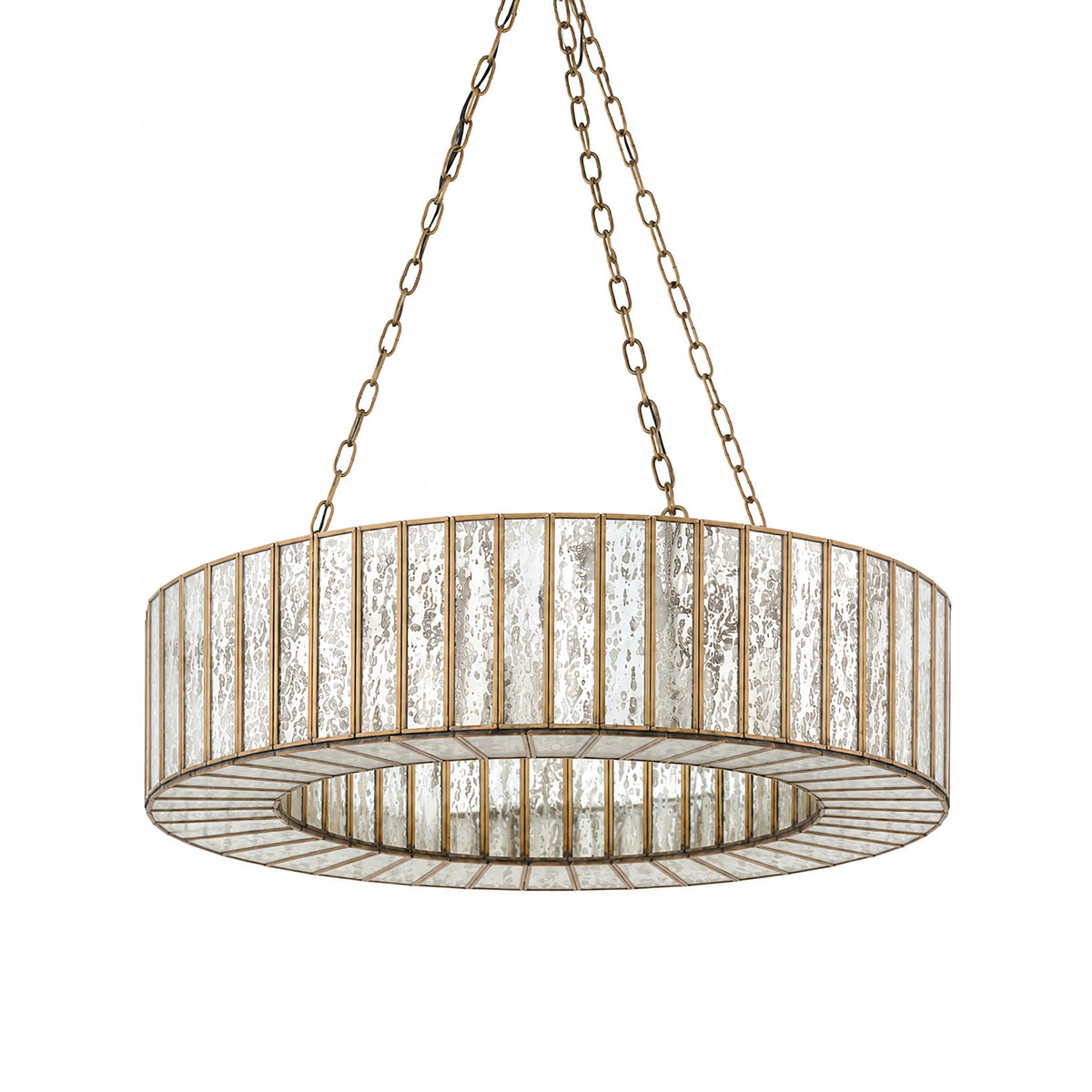 Modern Gold Brass Metal Ceiling Lights - front view