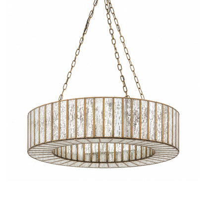 Modern Gold Brass Metal Ceiling Lights - front view