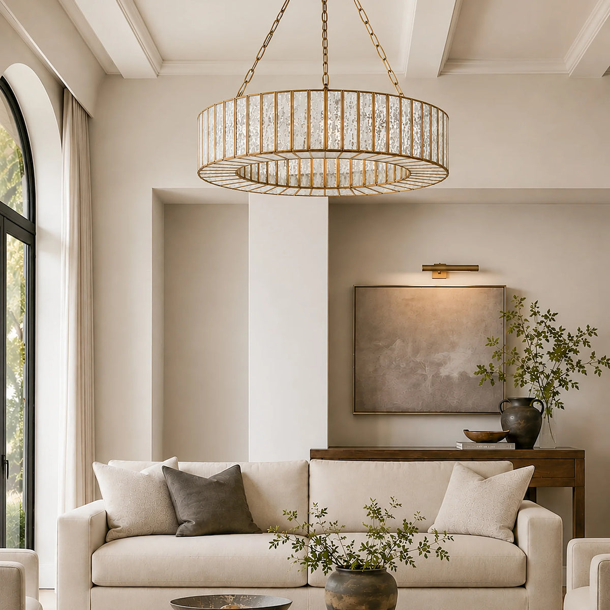 Modern Gold Brass Metal Ceiling Lights