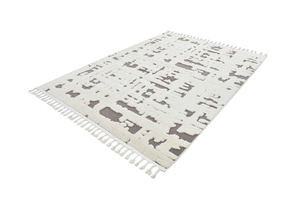 Madu Moroccan Ivory Rugs Abstract Geometric Design