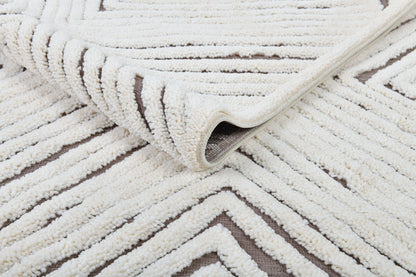 Madu Moroccan Abstract Rugs with Geometric Pattern
