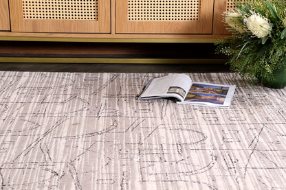 Modern Abstract Brown Rugs in textured pattern