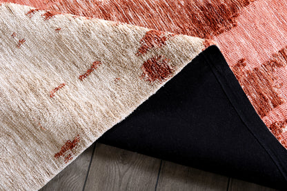 Modern High Low Wine Rugs | Abstract Pattern