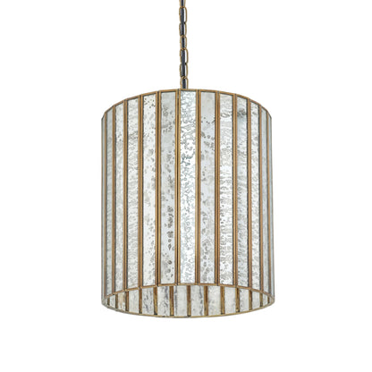 Gold Pendants Wall Light with Decorative Glass