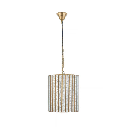 Gold Pendants Wall Light with Decorative Glass