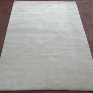 Hand Knotted Plain Bamboo Silk Rug