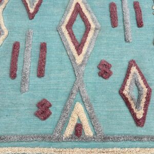 Hand Knotted Wool Rug 150x235cm