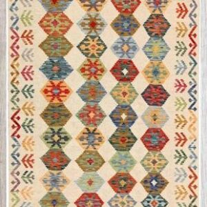 Hand Woven Modern Kilim 275 x 198 cm 42 veg kilim